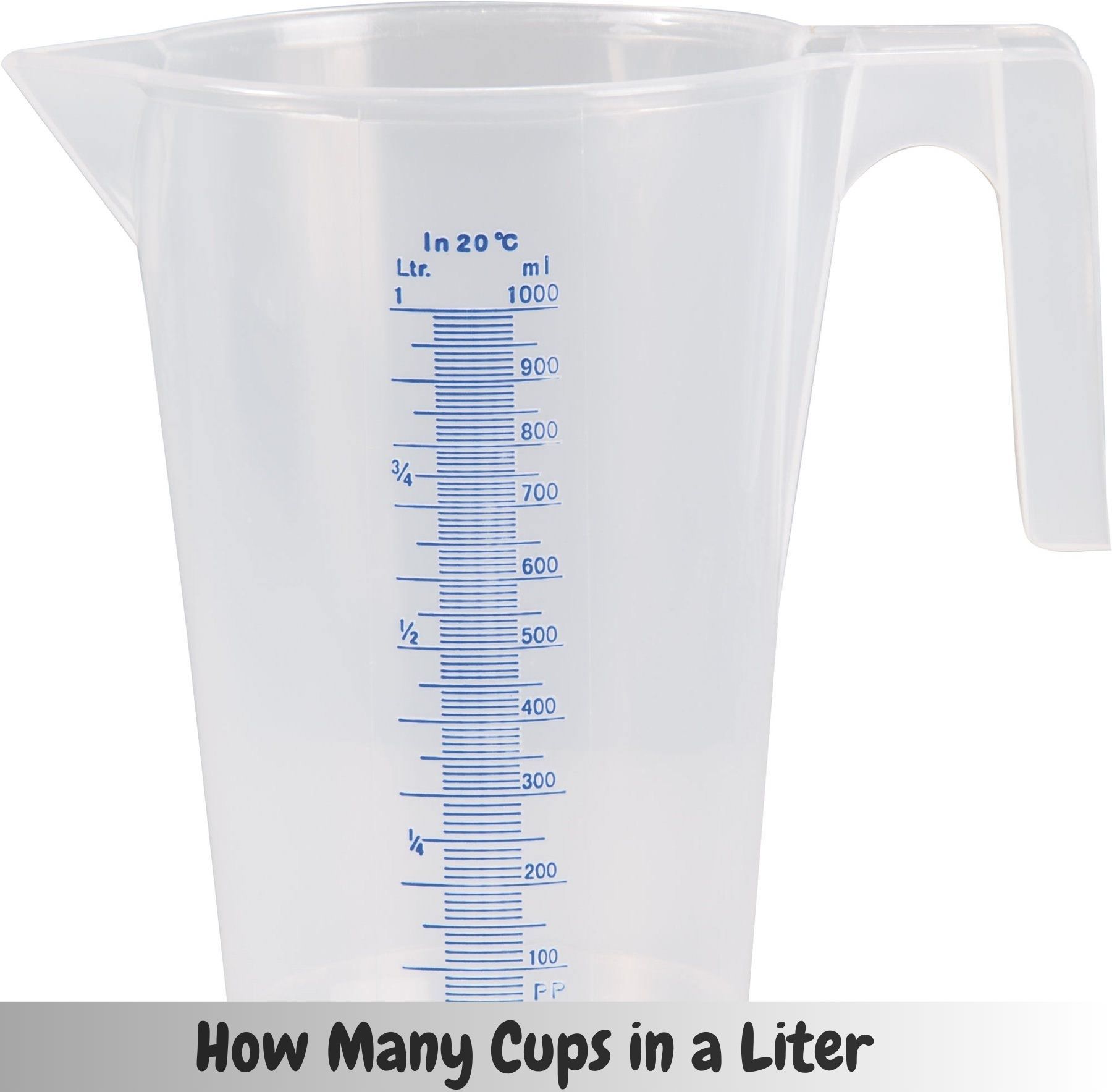 How Many Cups in a Liter